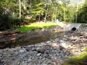 Winston Lane-completed culvert work-Ptown highway photo