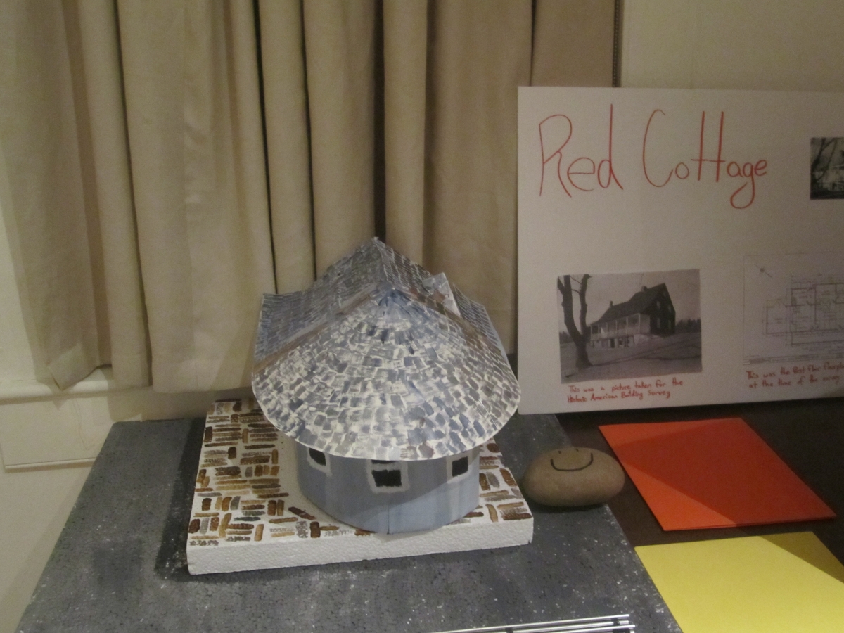 A model of the Red Cottage; a contest entry Photo by A. Rooney
