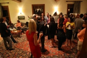 Guests mingled at the Haldane School Foundation's A Taste of the Valley fundraiser. Photo by Maggie Benmour