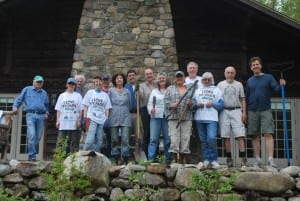 Volunteers at Fahnestock's butterfly garden (Photo courtesy of FOFHH)