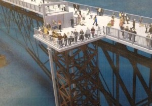 The proposed elevator at Walkway over the Hudson.