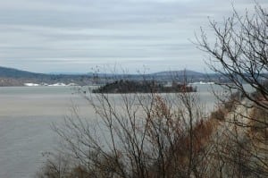 The route of the proposed Fjord Trail parallels the Hudson River and railroad tracks, past such sights as Bannerman's Island. Photo by L.S. Armstrong