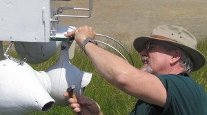 Cleary keeps detailed records of nesting activity. 