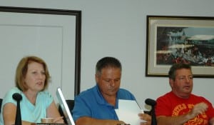 Putnam County Legislature Physical Services Committee members Barbara Scuccimarra, Carl Albano, and Richard Othmer. Photo by L.S. Armstrong