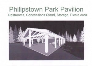 A Friends of Philipstown Recreation design for a park pavilion