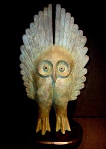 “Owl” - sculpture by Norman Ersting