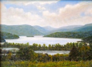 "Boscobel View" by Rick Gedney. Gedney's paintings are available at RiverWinds Gallery in Beacon. Image courtesy of the artist