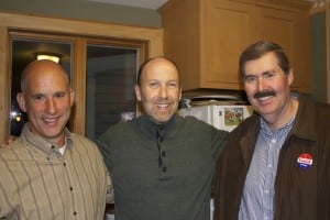 John Van Tassel, Richard Shea and first-time candidate Michael Leonard