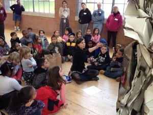A group participating in one of Dia: Beacon's Arts Education programs. (Photo courtesy of Dia)