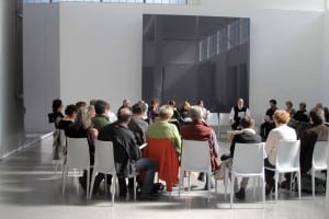 A talk at one of the 2012 Community Free Days (Photo by Erin Goldberger)