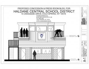 Design for the proposed concession stand (Image courtesy of Roger Hoffman)