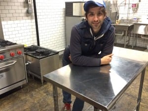 Jason Robert Schuler in the new kitchen for Drink More Good. 