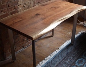 A walnut desk by Jessica Wickham (Photo courtesy of the artist)