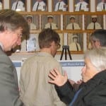 Cold Spring resident Karn Dunn speaks with consultant Stefan Yarabek after the Dockside presentation. Photo by M. Turton