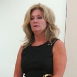 Putnam County Executive MaryEllen Odell, shown at a meeting in Carmel last August, is drawing the same pay for 2014 as in 2013. Photo by L.S. Armstrong