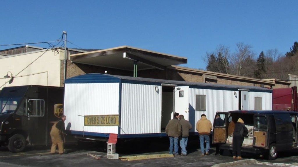 The post office trailer (file photo)