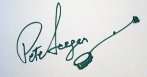 Pete Seeger Signature