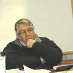 Carlos Salcedo listens to the discussion on reviewing the Philipstown Comprehensive Plan. Photo by L.S. Armstrong