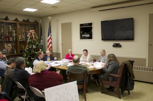 Cold Spring Planning Board in session at Cold Spring Firehouse Feb. 12 Photo by K.E. Foley