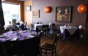 The performance will take place in the front room of Cathryn's Tuscan Grill.