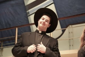 Tyler Mell as Moonface Martin, who isn't always who he appears to be. (Photo by Jim Mechalakos)