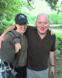 Kathy Zeller with Patrick O'Keeffe (Photo courtesy of Tom Zeller)