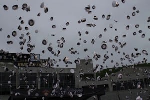 The hat toss