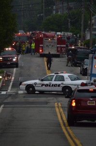 Five local fire companies and Putnam County Emergency Services responded to the fire. Photo by M. Turton 