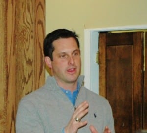 State Sen. Greg Ball at a forum in Cold Spring in early 2012 Photo by L.S. Armstrong