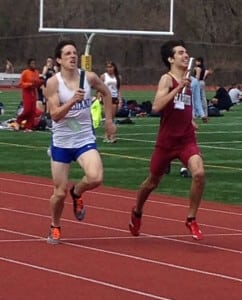 Haldane posted a win in the 4x800-meter relay April 29 at Hendrick Hudson. (Photo provided.)