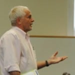 Joseph Regele addresses the board.