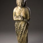 Wood-fired clay sculptural figure by Ada Pilar Cruz