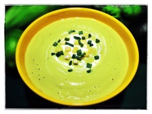 Chilled Avocodo-Corn Cream