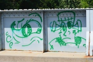While some consider graffiti to be an art form, the weekend's vandalism did not rise to that level.