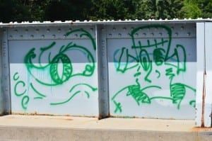 While some consider graffiti to be an art form, the weekend's vandalism did not rise to that level.