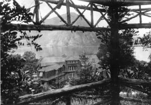 The view from the original pergola in the early 1900s. (Photo collection of Robin Huntington)