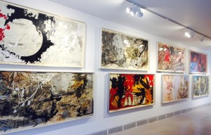 Judy Pfaff installation at Garrison Art Center