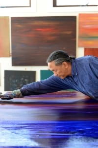 Kongtrul Jigme Namgyel at work in his studio, in Crestone, Colorado (Photo by Sasha Dorje Meyerowitz)