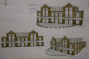 Concept drawing of the proposed senior citizen center (Photo by M. Turton)