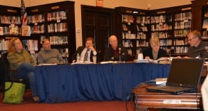 The Philipstown Planning Board, from left: Kim Conner; Peter Giachinta; Neal Zuckerman; Anthony Merante, chairperson; Mary Ellen Finger; Dave Hardy