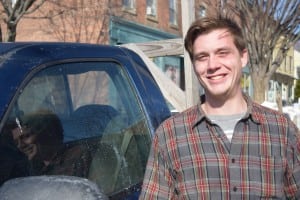 Chris Darman, 24, now heads Darman Construction. (Photo by M. Turton)