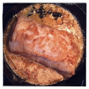 Milk-braised pork loin (Maiale al latte) (Photo by J. Dizney)