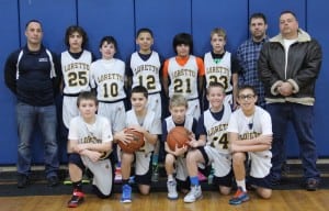 The Our Lady of Loretto Knights CYO sixth-grade basketball team (Photo by C. Donaghy)