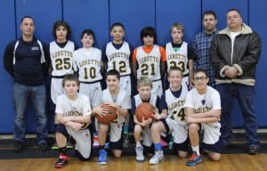 The Our Lady of Loretto Knights CYO sixth-grade basketball team (Photo by C. Donaghy)