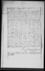 Document circa 1743, part of Ancient Document Collection from the Dutchess County Court of Common Pleas
