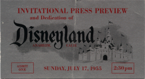 I Remember Disneyland 1955-SilverPressPassA