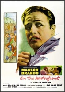 The original poster for the winner of the Best Picture Academy Award of 1955, "On The Waterfront"