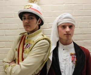 The very models of two major generals: David DeCaro, left, and John Swartzwelder