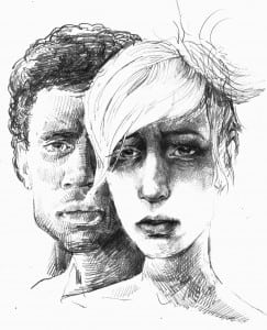 Illustration from Into the Dangerous World, by JM Superville Sovak; image courtesy of the artist