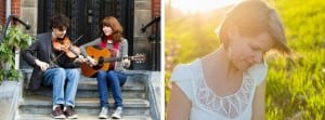 John Mailander and Molly Tuttle, left, and Amy Soucy